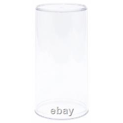 Pioneer Plastics Round Plastic Cases for Dolls, Bears, Action Figures, 4W x 8H