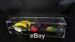 Plexiglass Acrylic Box Case Display Candy/Food/Mini Baseball Bat/Flute 100801