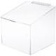 Plymor Acrylic Display Case Box with Angled Top & Hinged Lid, 10 x 10 x 10