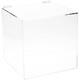 Plymor Clear Acrylic Display Case Box With Hinged Lid, 12 x 12 x 12