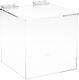 Plymor Clear Acrylic Display Case Box With Hinged Lid, 6 x 6 x 6 (3 Pack)