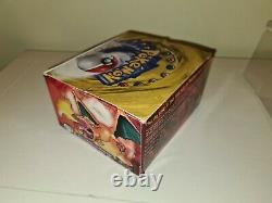 Pokémon Base Set Booster Box EMPTY with acrylic display case GREEN WING WOTC