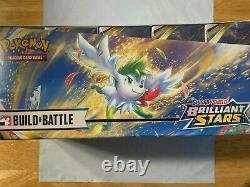 Pokemon Brilliant Stars Build and Battle Display Case 10 Boxes Factory Sealed