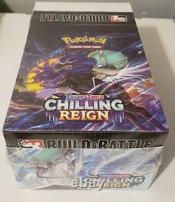 Pokemon Chilling Reign Factory Sealed Build And Battle Display Case 10 Boxes