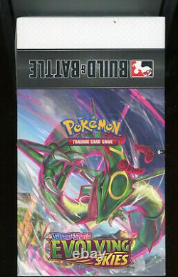 Pokemon Evolving Skies Factory Sealed Build And Battle Box Display Case 10 Packs
