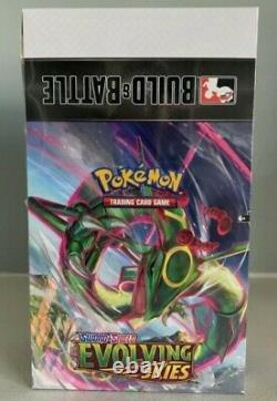 Pokemon Evolving Skies Factory Sealed Build And Battle Box Display Case Of 10