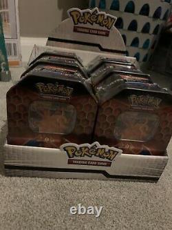 Pokemon Hidden Fates Tins Case & Display Box Brand New & Sealed 6 Tins