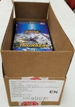 Pokemon Lost Thunder Build & Battle Kit Pre-Release Display Case & Booster Box