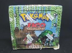 Pokemon Neo Discovery Factory Sealed Booster Box WOTC Yeti Gaming w Display Case