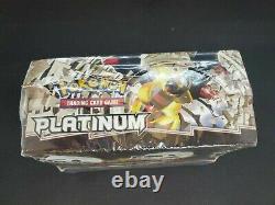 Pokemon Platinum Base Set Factory Sealed Booster Box Yeti Gaming w Display Case