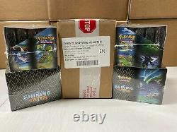 Pokemon Shining Fates Mini Tin Factory Case Of 4 Displays (40 Tins = 80 Packs)