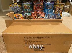 Pokemon Sun & Moon Launch DIsplay Case 72 Packs = 2 Booster Boxes +16 Foil Cards