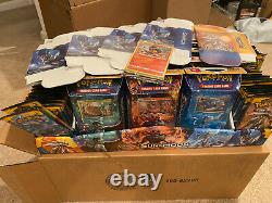 Pokemon Sun & Moon Launch DIsplay Case 72 Packs = 2 Booster Boxes +16 Foil Cards