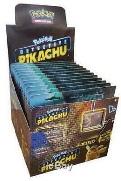 Pokemon TCG Detective Pikachu Case File Display 12 Boxes/36 Booster Packs