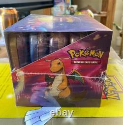 Pokemon TCG KANTO POWER 10 Mini Tin Display Case Box Factory Sealed Charizard