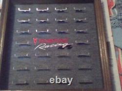 Pontiac Racing 18inX18in Wooden Display Case Holds 26-1/64 cars withRemove Front