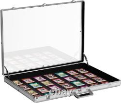 Portable 28''x20'' Lockable Display Case for Sports Cards & Collectibles