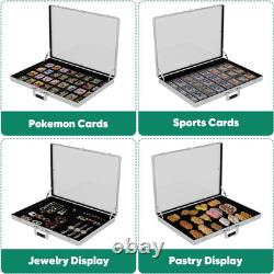 Portable 28''x20'' Lockable Display Case for Sports Cards & Collectibles