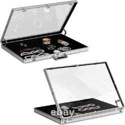 Portable 28''x20'' Lockable Display Case for Sports Cards & Collectibles