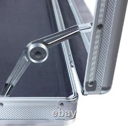 Portable Aluminum Trade Show Display Case Lockable 32x22 Jewelry Collectible