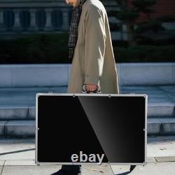 Portable Aluminum Trade Show Display Case Lockable Tabletop Showcase Cards Jewel Portable Aluminum Trade Show Display Case Lockable Tabletop Showcase Cards Jewel