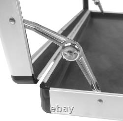 Portable Aluminum Trade Show Display Case with Clear Polycarbonate Panels Lockab
