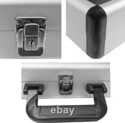 Portable Aluminum Trade Show Display Case with Clear Polycarbonate Panels Lockab