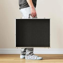 Portable Trade Show Display Case, 24''x20'' Aluminum Card Show Display Case w