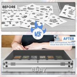 Portable Trade Show Display Case, 24''x20'' Aluminum Card Show Display Case w