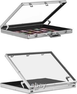 Portable Trade Show Display Case, 24''x20'' Aluminum Card Show Display Case w