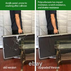 Portable Trade Show Display Case 32X22 Aluminum Polycarbonate Showcase with Lo