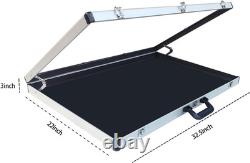 Portable Trade Show Display Case 32X22 Aluminum Polycarbonate Showcase with Lo