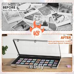 Portable Trade Show Display Case, 34X22 Aluminum Card Show Display Case with L