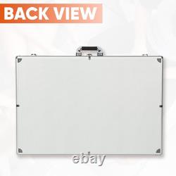 Portable Trade Show Display Case, 34X22 Aluminum Card Show Display Case with L