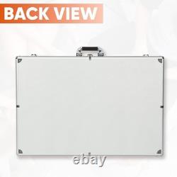 Portable Trade Show Display Case, 34x22 Aluminum Card Show Display Case