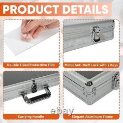 Portable Trade Show Display Case, 34x22 Aluminum Card Show Display Case wit