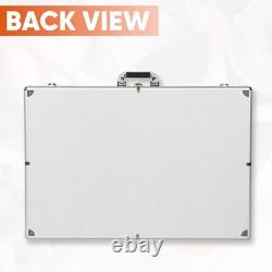 Portable Trade Show Display Case, 34x22 Aluminum Card Show Display Case wit