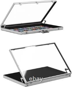Portable Trade Show Display Case, 34x22 Aluminum Card Show Display Case wit