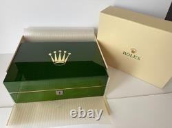 Premium Green Wooden Watch Display Box 10 Slot Luxury Organizer Case