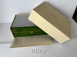 Premium Green Wooden Watch Display Box 10 Slot Luxury Organizer Case