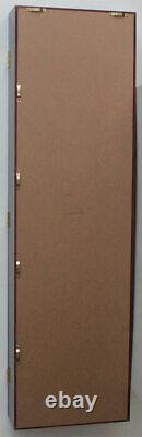 Pro UV 3 Baseball Bat Display Case Holder Wall Cabinet Shadow Box B33-MAH