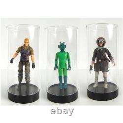 Protech Round Acrylic Action Figure Case with Black Base, 2.25 x 4.75 x 2.25