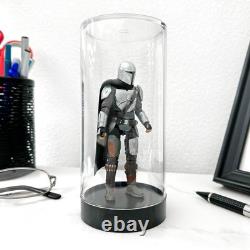 Protech Round Acrylic Action Figure Case with Black Base, 2.25 x 4.75 x 2.25