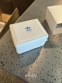 QTY 45 NEW ADIDAS Watch Luxury Display Storage Case Box White Leather Like