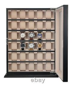 Quality 30 Watch Cabinet Luxury Case Storage Display Box Jewellery Watches 51