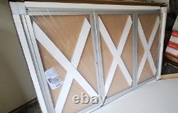 Quartet commercial, business or retail three section display case