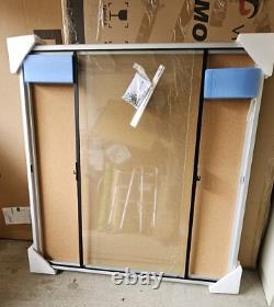 Quartet commercial, business or retail wall mounted display case