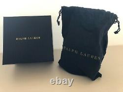 RALPH LAUREN AUBREY ROUND HANDCRAFTED SILVERPLATED BOX (NEW) with dustcover