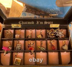 RARE HTF NWT JUICY COUTURE 18 Slot CHARMED IM SURE CHARM DISPLAY JEWELRY CASE