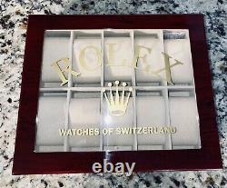ROLEX Authentic Watch Box Display Case Watches Of Switzerland